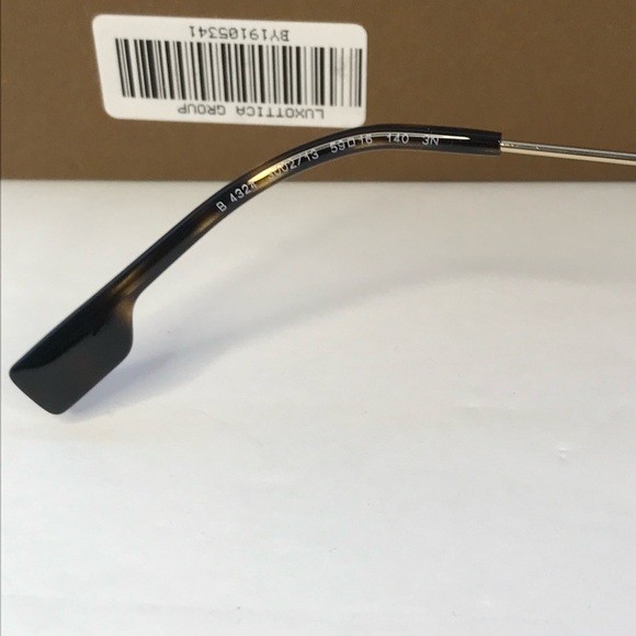 New Authentic Burberry Brown Gradient Square Ladies Sunglasses BE4324